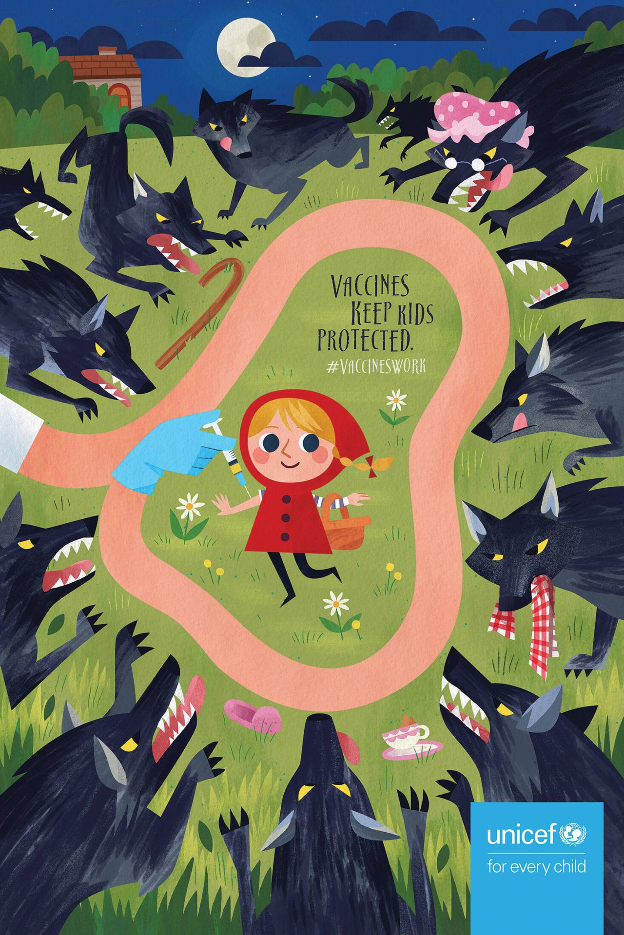 Las vacunas mantienen a los niños protegidos